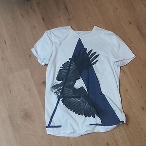 Armani exchange whit shirt